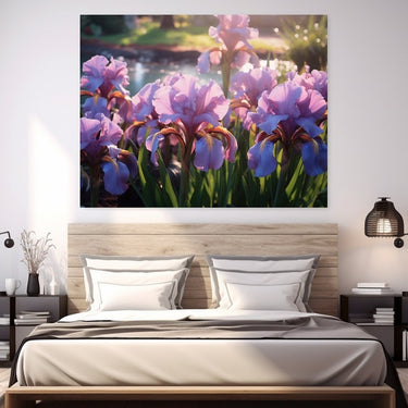 Bearded Iris Painting